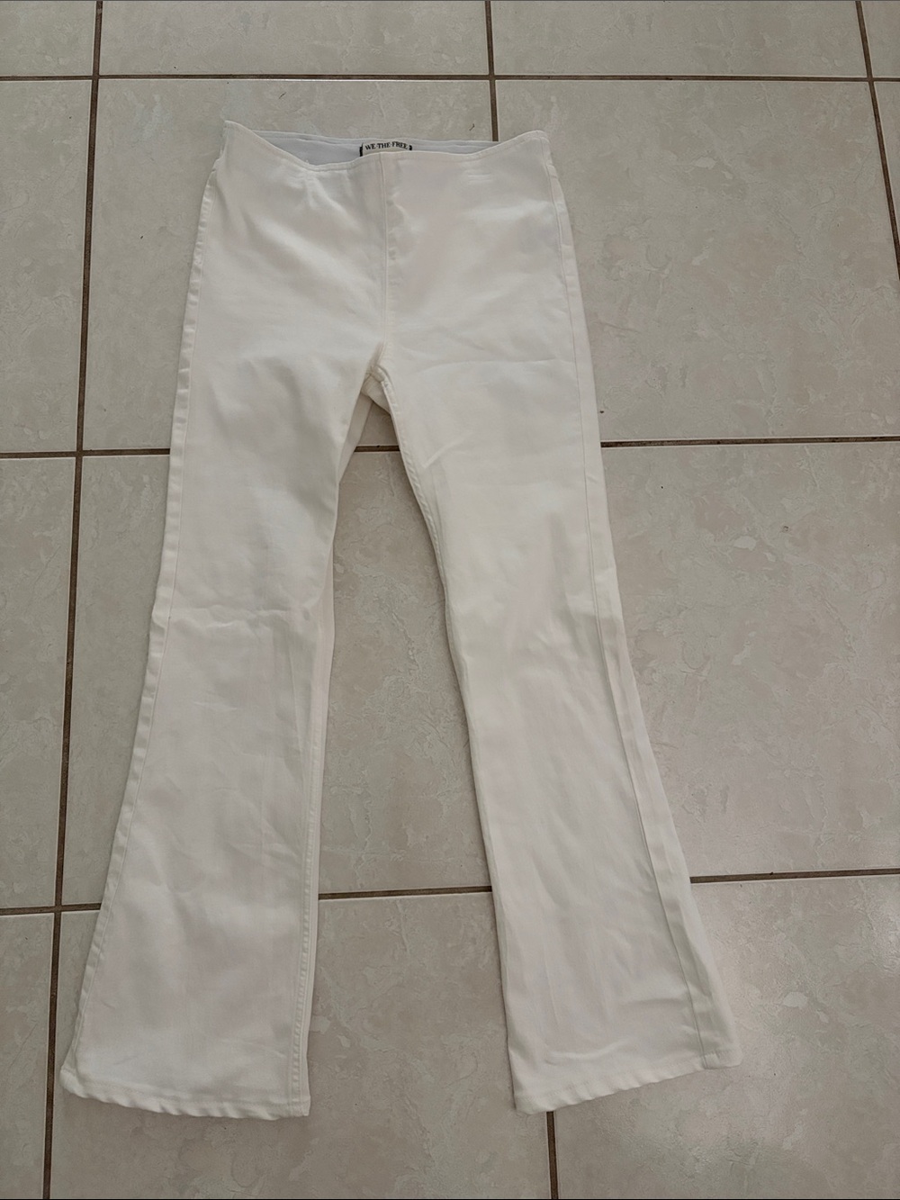 Free People White Flare Jeans - Women's
